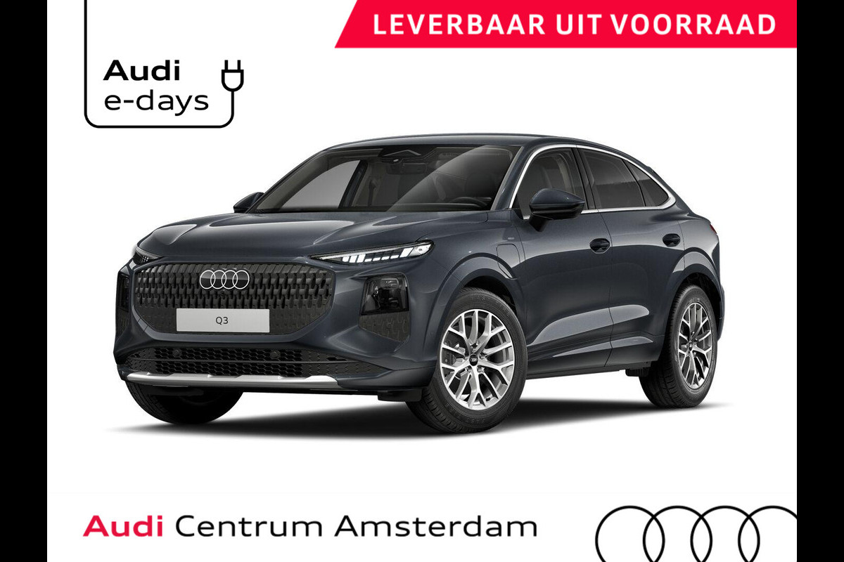 Audi Q3 Sportback Advanced edition e-hybrid 272 pk | Techniek pakket | Trekhaak | LED koplampen | Privacy glas |