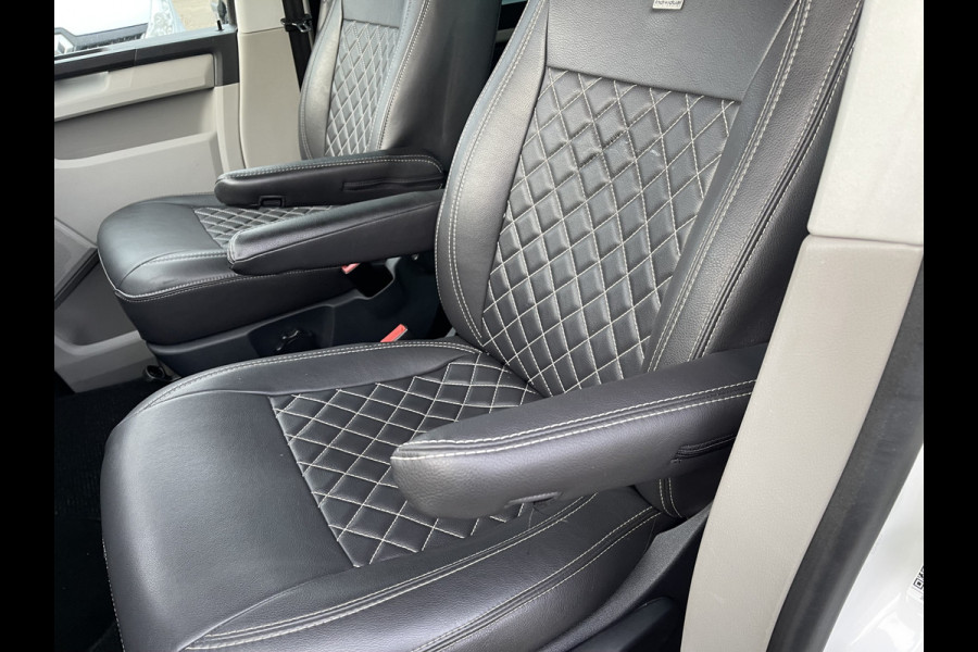 Volkswagen Transporter 2.0 TDI 150pk automaat L2H1 DC 5 persoons Highline / vaste prijs rijklaar € 34.950 ex btw / lease vanaf € 570 / lederen bekleding / adaptive cruise / airco / navigatie / euro 6 / bpm vrij !
