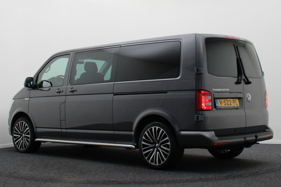 Volkswagen Transporter 2.0 TDI DSG L2H1 DC Highline 2x Schuifdeur, ACC, Camera, Apple Carplay, LED, DAB, PDC, Trekhaak, 20''