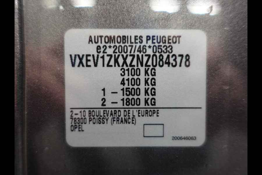 Opel Vivaro-e L3H1 Dubbele Cabine Edition 75 kWh Automaat Airco Navigatie Cruise Control WLTP 317 km actieradius