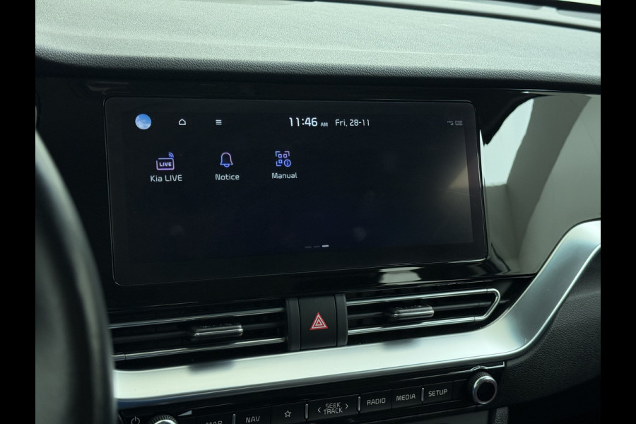 Kia e-Niro EV 64kWh SOH 100% W-pomp Navi Adaptive-Cruise Camera 1/2 Leer Apple Carplay Android AutoEcc DynamicLine Stoel-Stuurverwarming Pdc Lane Assist VESS DAB Led Isofix Keyless 1e Eigenaar Origineel Nederlandse Auto Nieuwprijs €43.970,-
