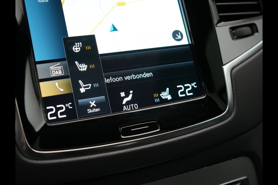Volvo XC90 T8 Recharge AWD R-Design 7-Persoons Long Range Plug In Hybrid 456pk Dealer O.H. PHEV | Panodak | Head Up | 360 Camera | Adaptive Cruise | Lederen Sportstoelen Ventilatie & Memory | Bowers & Wilkins | Navigatie | Blis | DAB |