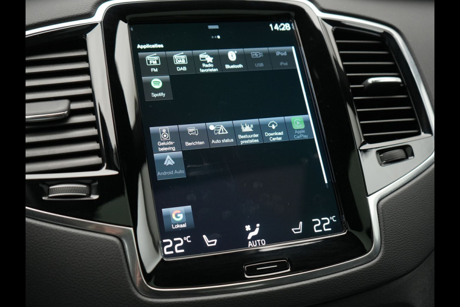 Volvo XC90 T8 Recharge AWD R-Design 7-Persoons Long Range Plug In Hybrid 456pk Dealer O.H. PHEV | Panodak | Head Up | 360 Camera | Adaptive Cruise | Lederen Sportstoelen Ventilatie & Memory | Bowers & Wilkins | Navigatie | Blis | DAB |