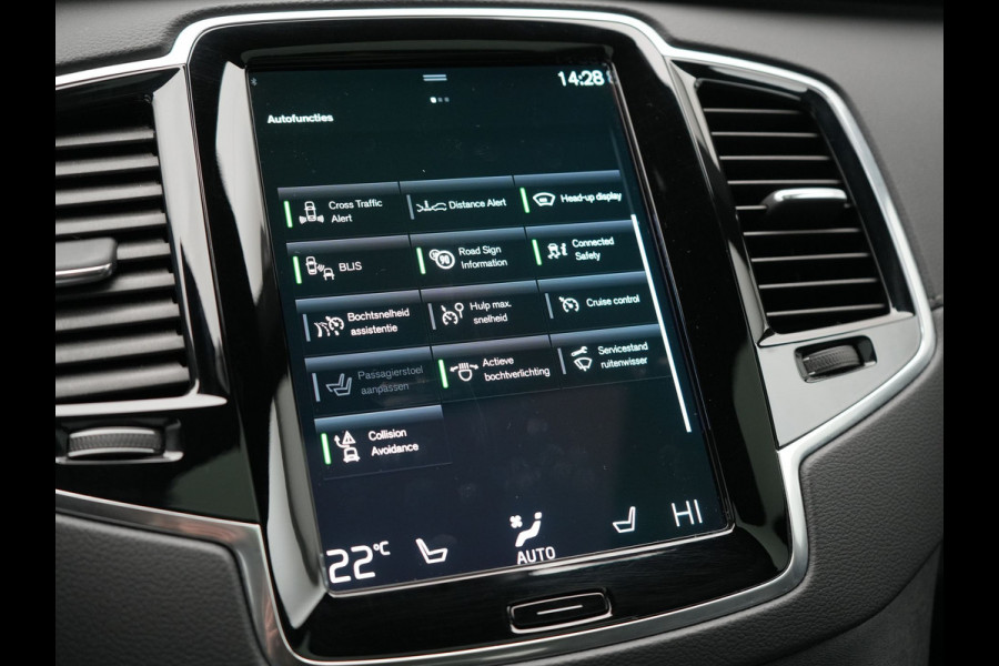 Volvo XC90 T8 Recharge AWD R-Design 7-Persoons Long Range Plug In Hybrid 456pk Dealer O.H. PHEV | Panodak | Head Up | 360 Camera | Adaptive Cruise | Lederen Sportstoelen Ventilatie & Memory | Bowers & Wilkins | Navigatie | Blis | DAB |