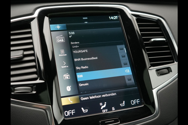 Volvo XC90 T8 Recharge AWD R-Design 7-Persoons Long Range Plug In Hybrid 456pk Dealer O.H. PHEV | Panodak | Head Up | 360 Camera | Adaptive Cruise | Lederen Sportstoelen Ventilatie & Memory | Bowers & Wilkins | Navigatie | Blis | DAB |