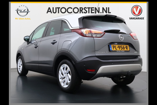 Opel Crossland X T 111PK AUT-6 Pano-Dak Pdc Trekhaak Navi Ecc HUD Apple Carplay Android Auto 360°Camera Bord-Herkenning Head-Up Display Innovatio AGR-Comfort Stoelen Lmv Cruise Control Isofix DAB+ Bluetooth Lane Assist Led Head-Up-Display Super-compleet Origineel Nederlandse Auto Distributieriem is vervangen!