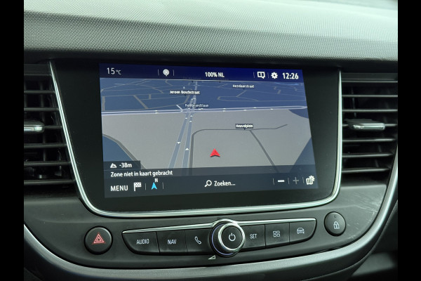 Opel Crossland X T 111PK AUT-6 Pano-Dak Pdc Trekhaak Navi Ecc HUD Apple Carplay Android Auto 360°Camera Bord-Herkenning Head-Up Display Innovatio AGR-Comfort Stoelen Lmv Cruise Control Isofix DAB+ Bluetooth Lane Assist Led Head-Up-Display Super-compleet Origineel Nederlandse Auto Distributieriem is vervangen!