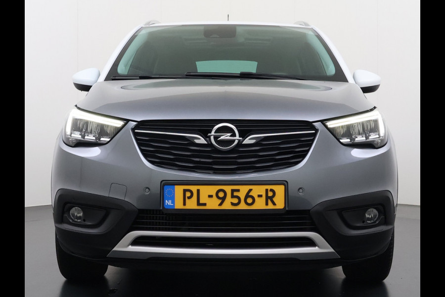 Opel Crossland X T 111PK AUT-6 Pano-Dak Pdc Trekhaak Navi Ecc HUD Apple Carplay Android Auto 360°Camera Bord-Herkenning Head-Up Display Innovatio AGR-Comfort Stoelen Lmv Cruise Control Isofix DAB+ Bluetooth Lane Assist Led Head-Up-Display Super-compleet Origineel Nederlandse Auto Distributieriem is vervangen!