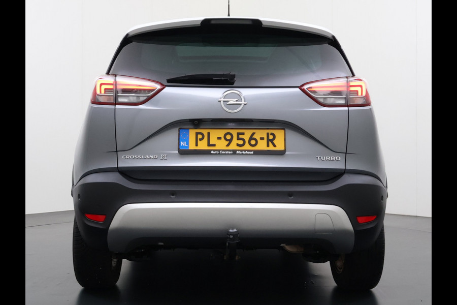 Opel Crossland X T 111PK AUT-6 Pano-Dak Pdc Trekhaak Navi Ecc HUD Apple Carplay Android Auto 360°Camera Bord-Herkenning Head-Up Display Innovatio AGR-Comfort Stoelen Lmv Cruise Control Isofix DAB+ Bluetooth Lane Assist Led Head-Up-Display Super-compleet Origineel Nederlandse Auto Distributieriem is vervangen!