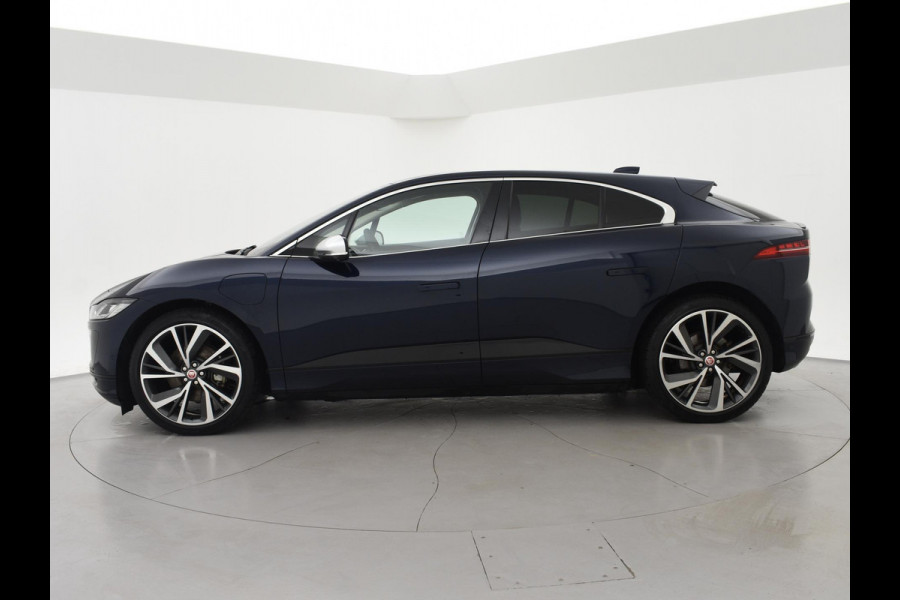 Jaguar I-PACE EV400 HSE 90 kWh *PORTOFINO BLUE* + 22 INCH | LUCHTVERING | PANORAMA | 360 CAMERA | STOELVENTILATIE