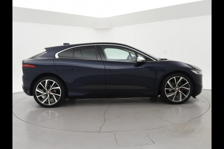 Jaguar I-PACE EV400 HSE 90 kWh *PORTOFINO BLUE* + 22 INCH | LUCHTVERING | PANORAMA | 360 CAMERA | STOELVENTILATIE