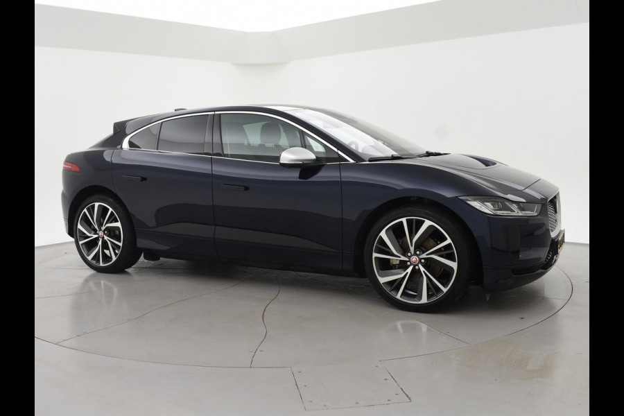 Jaguar I-PACE EV400 HSE 90 kWh *PORTOFINO BLUE* + 22 INCH | LUCHTVERING | PANORAMA | 360 CAMERA | STOELVENTILATIE