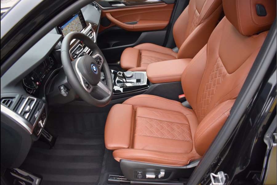 BMW X3 xDrive30e M-Sport Pakket 292 Pk Pano Tartufo Leder Individual HUD Memory Laser 20 Inch