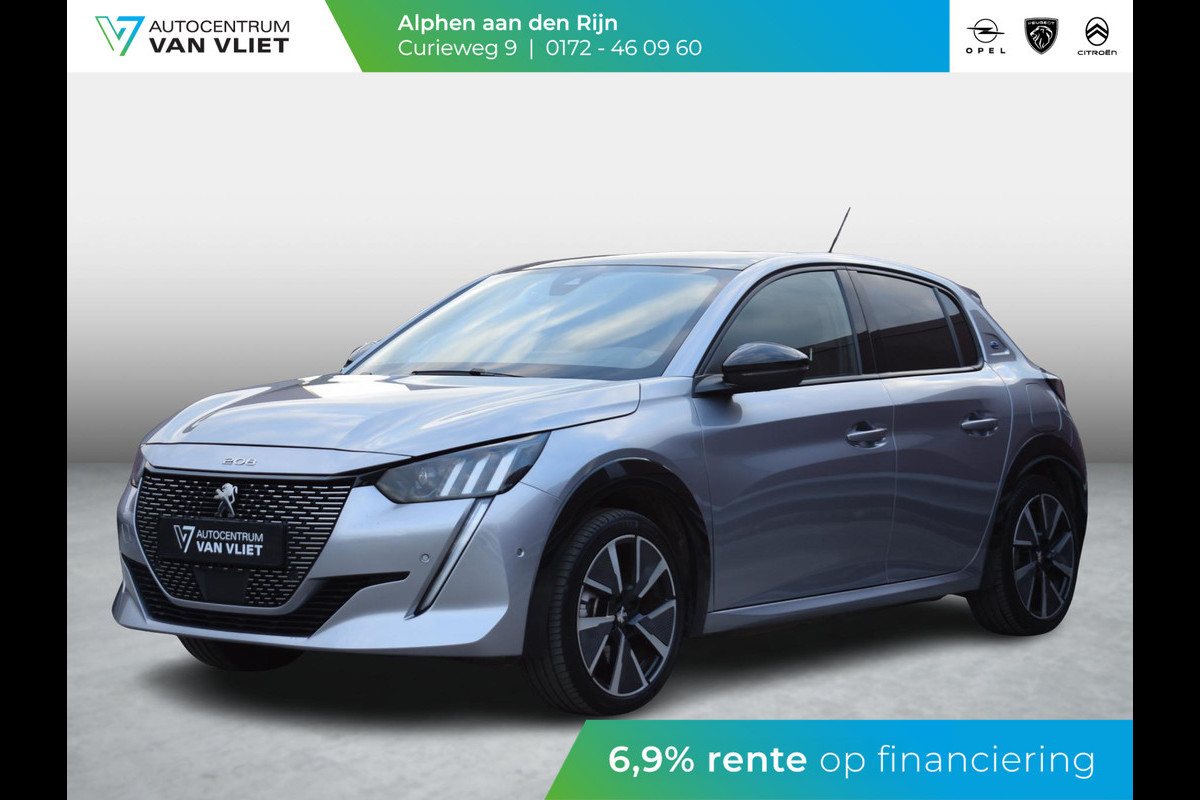 Peugeot e-208 EV GT Pack 50 kWh | adaptieve cruise control | camera + sensoren | navigatie