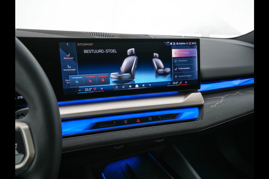 BMW i5 eDrive 40 M-Sport 84 kWh [ 3-Fase ] { SOH-96% } (INCL-BTW) *PANO | HEAD-UP | TWO-TONE-LUXURY-LEATHER | FULL-LED | BLIND-SPOT | HARMAN-KARDON-SURROUND | COMFORTSEATS |  WIDESCREEN-DIGICOCKPIT | AMBIENT-LIGHT | KEYLESS | TOPVIEW | DAB | ...