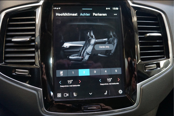 Volvo XC90 2.0 T8 Recharge AWD Ultimate Dark Luchtvering Trekhaak Incl. afleverbeurt en 12 Bovag garantie