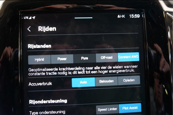 Volvo XC90 2.0 T8 Recharge AWD Ultimate Dark Luchtvering Trekhaak Incl. afleverbeurt en 12 Bovag garantie