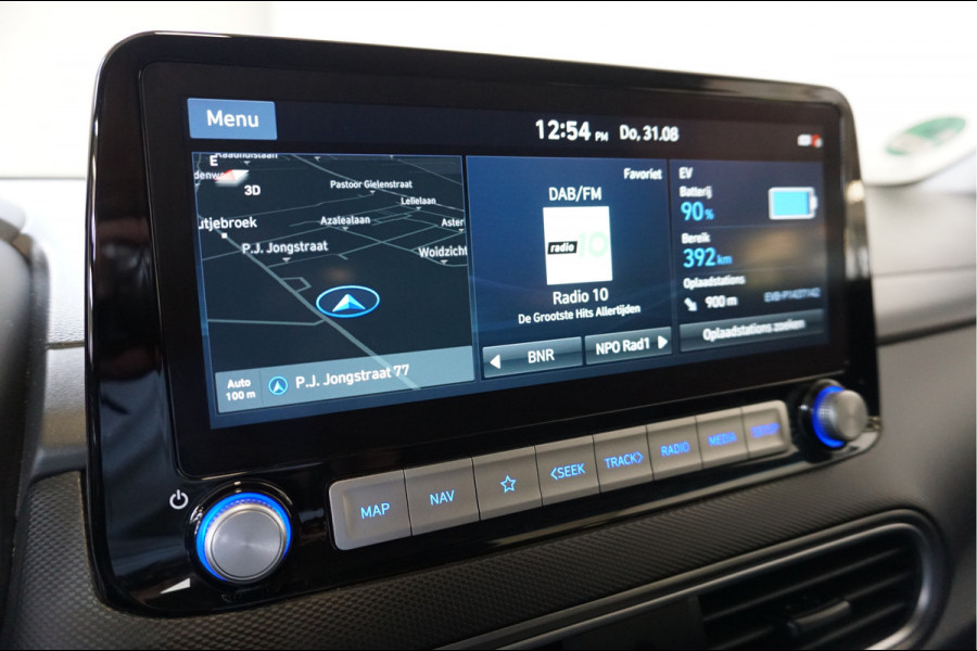 Hyundai Kona EV Style 64 kWh Navigatie, Camera, Stoel en Stuur verwarming.