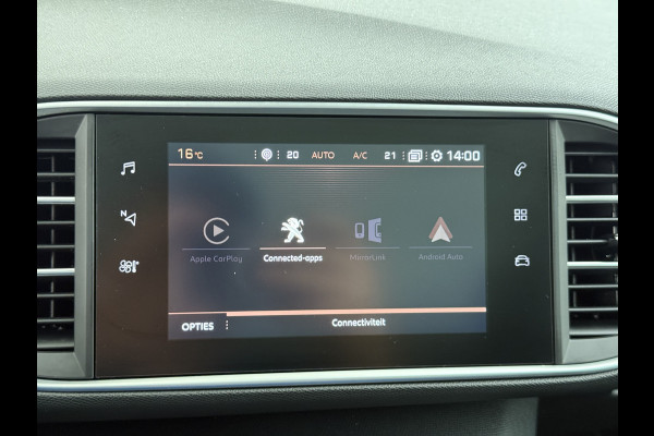 Peugeot 308 T 111PK Pano-Dak Navi Ecc Apple Carplay Android Auto Pdc Cruise Control Blue Premium Lmv 16" Connected Apps Bluetooth Led Distributieriem vervangen bij 93.000 km ! Origineel Nederlandse Auto
