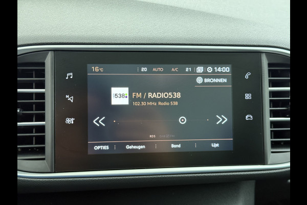Peugeot 308 T 111PK Pano-Dak Navi Ecc Apple Carplay Android Auto Pdc Cruise Control Blue Premium Lmv 16" Connected Apps Bluetooth Led Distributieriem vervangen bij 93.000 km ! Origineel Nederlandse Auto