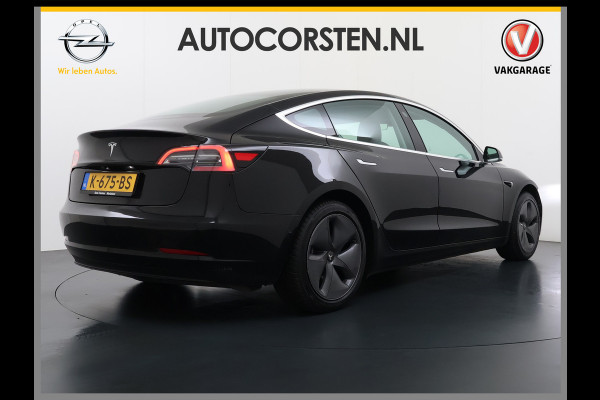 Tesla Model 3 RWD SR+ 325PK Trekhaak Lmv 18" AutoPilot FSD Leder Pano-dak Adaptive-Cruise Camera's Elektr.-Stuur+Stoelen+Spiegels+Geheugen+Eas SOH 92% Navi LED Comfortstoelen ACC DAB Voorverwarmen interieur via App Keyless One-Pedal-Drive 1e Eigenaar Origineel Nederlandse Auto 1.584kg licht!