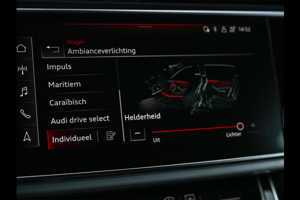 Audi Q8 60 TFSI e QUATTRO PRO LINE S COMPETITION | SUPER SPORT STOELEN | KEYLESS | B&O SOUDN | PANORAMADAK | ADAPTIVE CRUISE | NACHTZICH