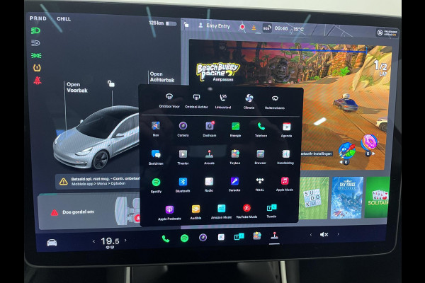 Tesla Model 3 Long Range AWD 75 kWh Panoramadak Navigatie Camera Parkeersensoren Adaptive Cruise Control Full Led Stoelverwarming Climate Control Getinte ramen Lichtmetalen velgen