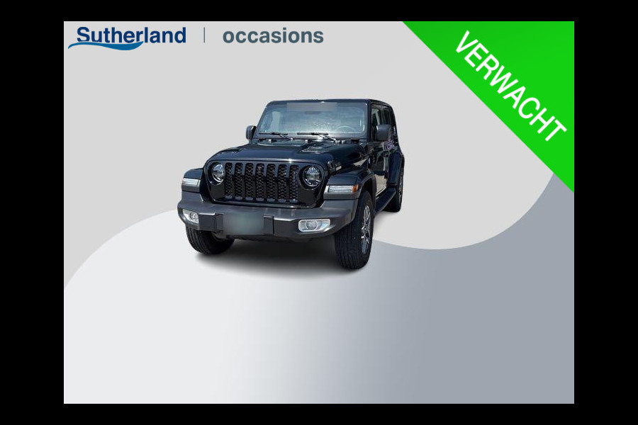 Jeep Wrangler Unlimited 4xe 380 Sahara PHEV |380pk | Leder | Stoelverwarming | Navigatie