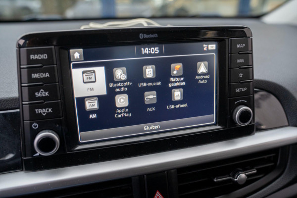 Kia Picanto 1.0 CVVT ComfortPlusLine | Prijs rijklaar incl. 12 mnd garantie | Airco Camera Carplay Lmv Navi