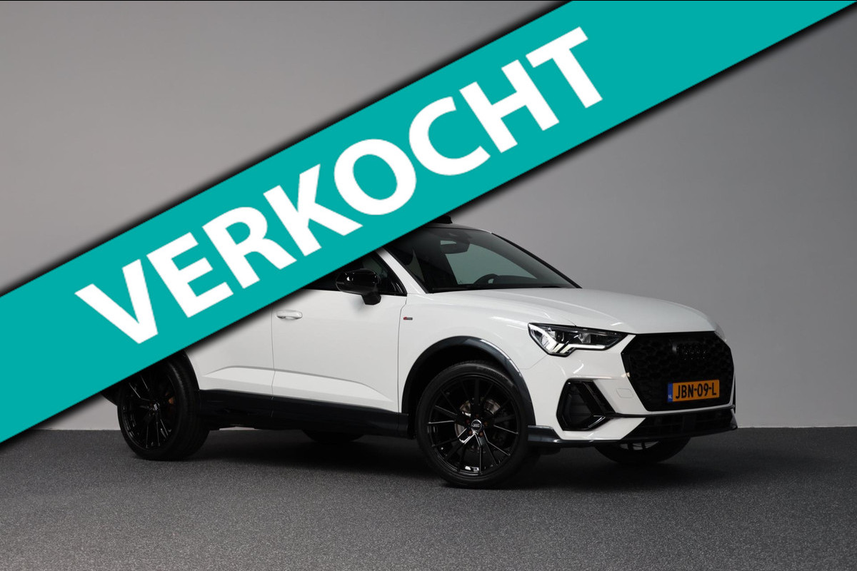 Audi Q3 Sportback 35 TFSI S Edition 3x S-line LED/VIRTUAL/SFEER/PANO/HALF LEDER+S.VERWARMING/20" LMV/CAM/LINE/ACC/12 MND GARANTIE!
