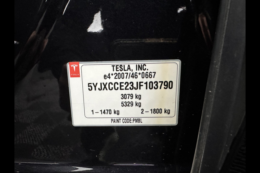 Tesla Model X 100D Black-Line AWD [ 3-Fase ] { SOH-86% } Aut. *PANO-WINDOW | AUTO-PILOT | VEGAN-LEATHER | NAVI-FULLMAP | FULL-LED | AIR-SUSPENSION | DIGI-COCKPIT | KEYLESS | DAB+ | HEATED-SPORTSEATS | PRIVACY-GLASS | TOPVIEW | TOWBAR | 22"ALU*