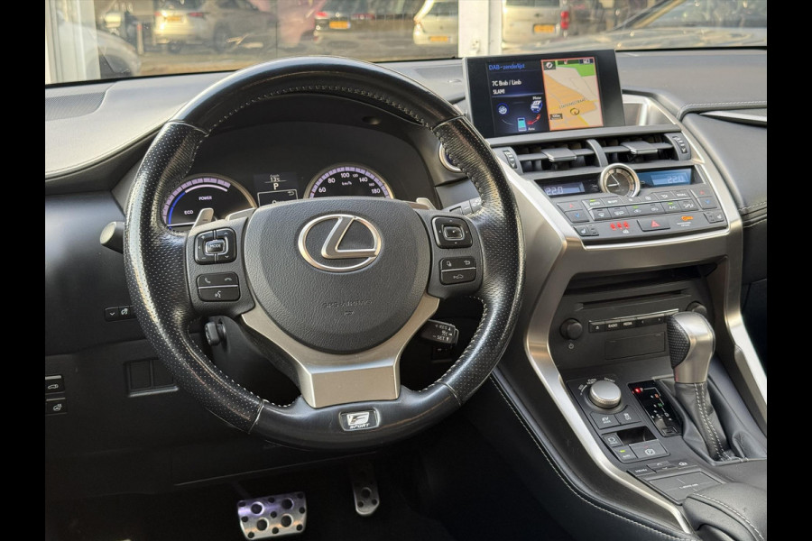 Lexus NX 300h AWD F Sport Line | Schuifdak, Trekhaak, Leer, Stoel + Stuurverwarming, Tripple LED, Adaptive cruise control, 1500KG Trekgew