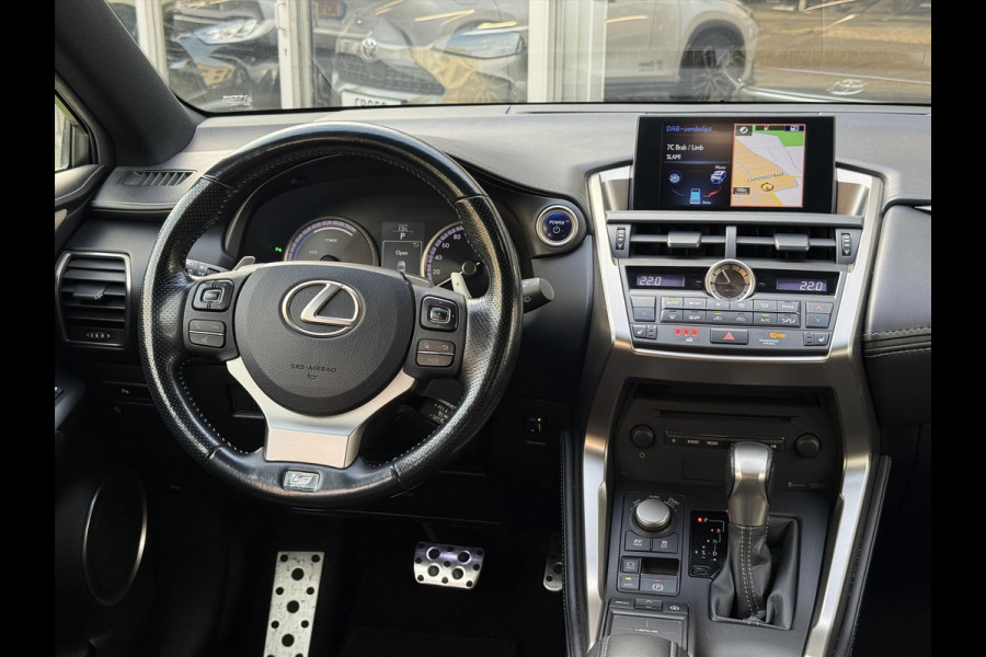 Lexus NX 300h AWD F Sport Line | Schuifdak, Trekhaak, Leer, Stoel + Stuurverwarming, Tripple LED, Adaptive cruise control, 1500KG Trekgew