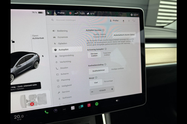 Tesla Model 3 Long Range AWD 75 kWh | Autopilot | Panoramadak | Camera | Lederen Bekleding | 19 Inch Lichtmetalen Velgen |
