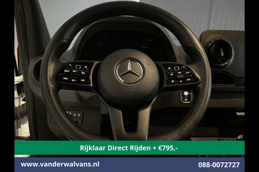 Mercedes-Benz Sprinter 315 CDI 150pk L3H2 Euro6 *Rijklaar Direct Rijden* Airco | 360 graden Camera | Navigatie | Cruisecontrol | Chauffeursstoel Parkeersensoren, Stoelverwarming, Bijrijdersbank