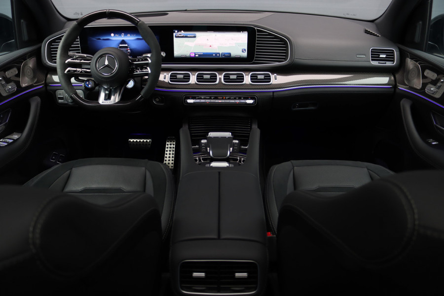 Mercedes-Benz GLE AMG 53 Hybrid 4MATIC+ Premium+ | Luchtvering | Distronic | Memory | Carbon | Trekhaak | Verwarmd Stuurwiel | Burmester | Panoramadak | Massage | Keyless Go | Luchtreinigingspakket | Soft-Close |