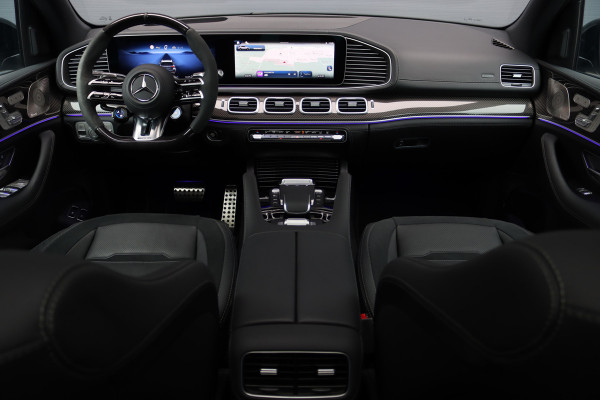 Mercedes-Benz GLE AMG 53 Hybrid 4MATIC+ Premium+ | Luchtvering | Distronic | Memory | Carbon | Trekhaak | Verwarmd Stuurwiel | Burmester | Panoramadak | Massage | Keyless Go | Luchtreinigingspakket | Soft-Close |