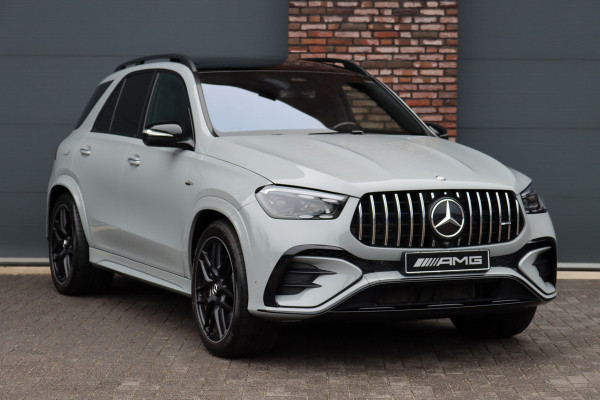 Mercedes-Benz GLE AMG 53 Hybrid 4MATIC+ Premium+ | Luchtvering | Distronic | Memory | Carbon | Trekhaak | Verwarmd Stuurwiel | Burmester | Panoramadak | Massage | Keyless Go | Luchtreinigingspakket | Soft-Close |