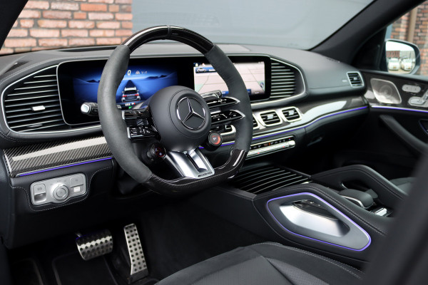 Mercedes-Benz GLE AMG 53 Hybrid 4MATIC+ Premium+ | Luchtvering | Distronic | Memory | Carbon | Trekhaak | Verwarmd Stuurwiel | Burmester | Panoramadak | Massage | Keyless Go | Luchtreinigingspakket | Soft-Close |