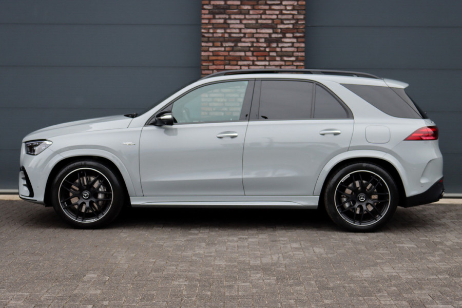 Mercedes-Benz GLE AMG 53 Hybrid 4MATIC+ Premium+ | Luchtvering | Distronic | Memory | Carbon | Trekhaak | Verwarmd Stuurwiel | Burmester | Panoramadak | Massage | Keyless Go | Luchtreinigingspakket | Soft-Close |