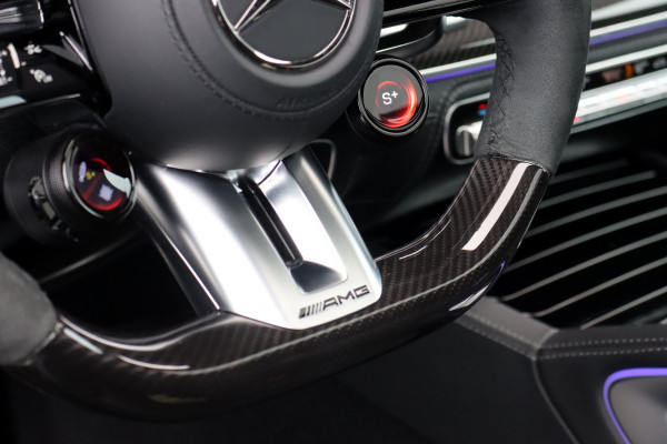 Mercedes-Benz GLE AMG 53 Hybrid 4MATIC+ Premium+ | Luchtvering | Distronic | Memory | Carbon | Trekhaak | Verwarmd Stuurwiel | Burmester | Panoramadak | Massage | Keyless Go | Luchtreinigingspakket | Soft-Close |