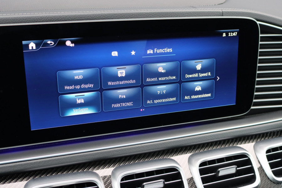 Mercedes-Benz GLE AMG 53 Hybrid 4MATIC+ Premium+ | Luchtvering | Distronic | Memory | Carbon | Trekhaak | Verwarmd Stuurwiel | Burmester | Panoramadak | Massage | Keyless Go | Luchtreinigingspakket | Soft-Close |