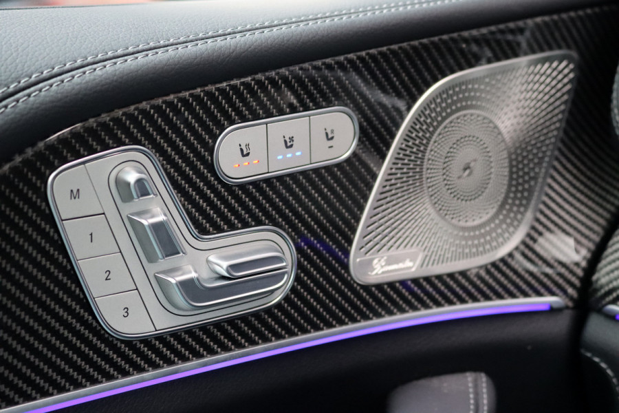 Mercedes-Benz GLE AMG 53 Hybrid 4MATIC+ Premium+ | Luchtvering | Distronic | Memory | Carbon | Trekhaak | Verwarmd Stuurwiel | Burmester | Panoramadak | Massage | Keyless Go | Luchtreinigingspakket | Soft-Close |