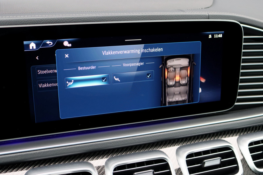 Mercedes-Benz GLE AMG 53 Hybrid 4MATIC+ Premium+ | Luchtvering | Distronic | Memory | Carbon | Trekhaak | Verwarmd Stuurwiel | Burmester | Panoramadak | Massage | Keyless Go | Luchtreinigingspakket | Soft-Close |