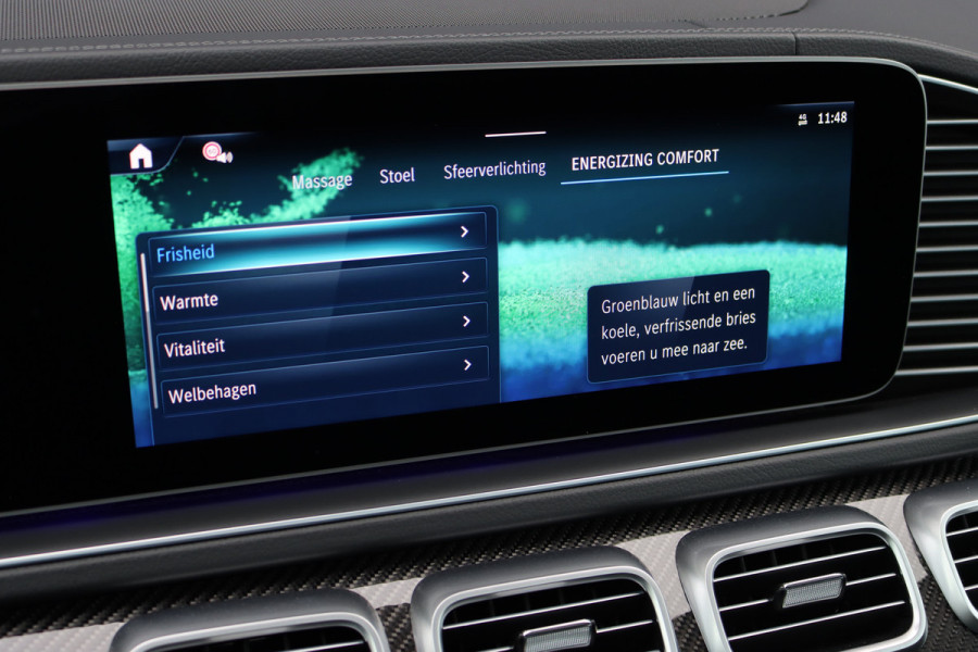 Mercedes-Benz GLE AMG 53 Hybrid 4MATIC+ Premium+ | Luchtvering | Distronic | Memory | Carbon | Trekhaak | Verwarmd Stuurwiel | Burmester | Panoramadak | Massage | Keyless Go | Luchtreinigingspakket | Soft-Close |