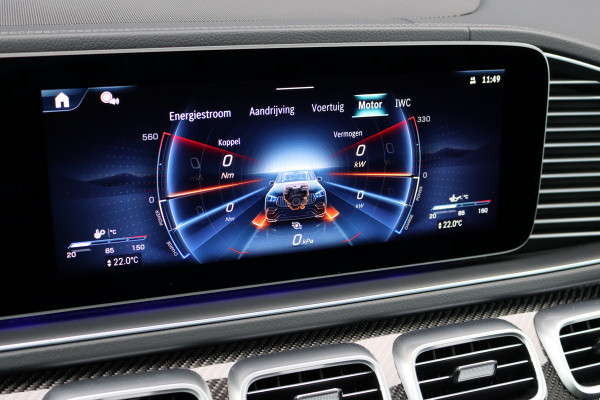 Mercedes-Benz GLE AMG 53 Hybrid 4MATIC+ Premium+ | Luchtvering | Distronic | Memory | Carbon | Trekhaak | Verwarmd Stuurwiel | Burmester | Panoramadak | Massage | Keyless Go | Luchtreinigingspakket | Soft-Close |