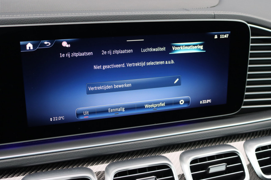 Mercedes-Benz GLE AMG 53 Hybrid 4MATIC+ Premium+ | Luchtvering | Distronic | Memory | Carbon | Trekhaak | Verwarmd Stuurwiel | Burmester | Panoramadak | Massage | Keyless Go | Luchtreinigingspakket | Soft-Close |