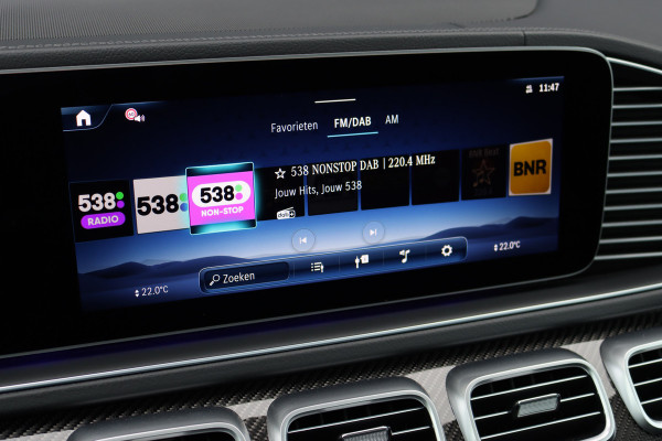 Mercedes-Benz GLE AMG 53 Hybrid 4MATIC+ Premium+ | Luchtvering | Distronic | Memory | Carbon | Trekhaak | Verwarmd Stuurwiel | Burmester | Panoramadak | Massage | Keyless Go | Luchtreinigingspakket | Soft-Close |