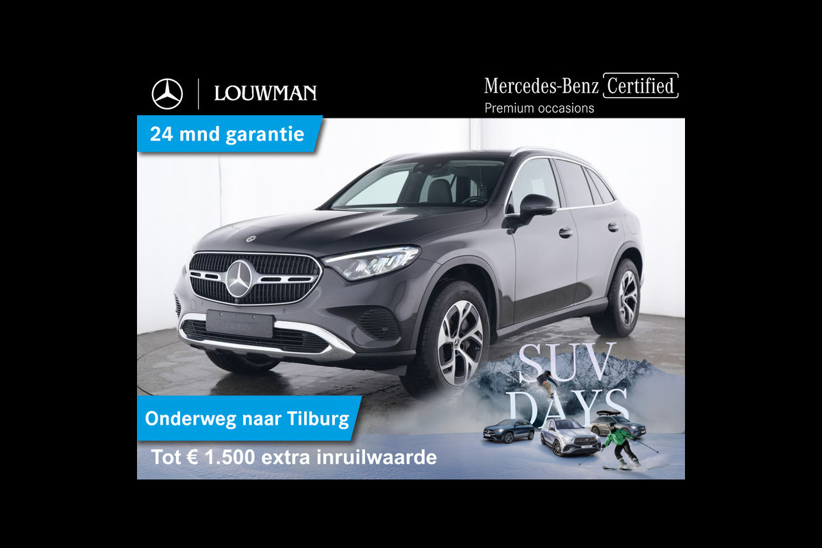 Mercedes-Benz GLC 300 e 4MATIC Plug-In Hybride Trekhaak | Rijassistentiepakket plus | Parkeerpakket met 360°-camera | Memory Voorstoelen | Stoel en Stuurverwarming. Inclusief 24 maanden MB Certified garantie voor Europa.