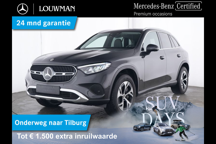 Mercedes-Benz GLC 300 e 4MATIC Plug-In Hybride Trekhaak | Rijassistentiepakket plus | Parkeerpakket met 360°-camera | Memory Voorstoelen | Stoel en Stuurverwarming. Inclusief 24 maanden MB Certified garantie voor Europa.